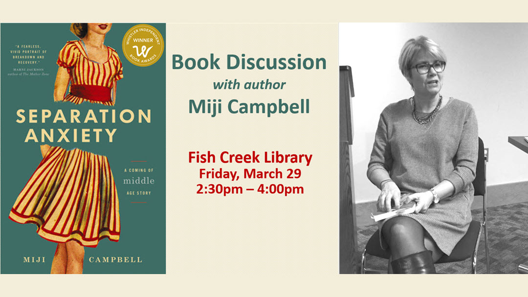 Separation Anxiety Book Talk – Fish Creek Library
